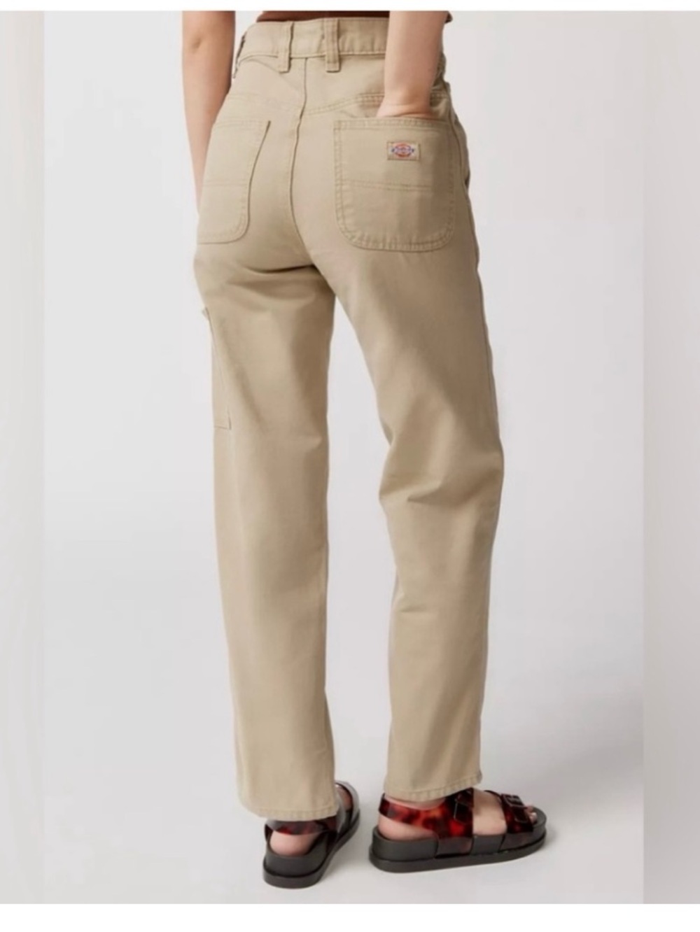 Dickies Carpenter Canvas Work Pants, Khaki, 2